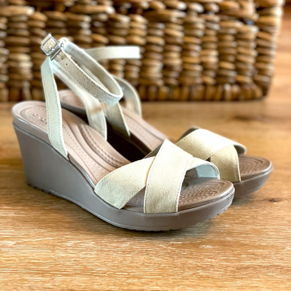 Crocs wedge sandals
